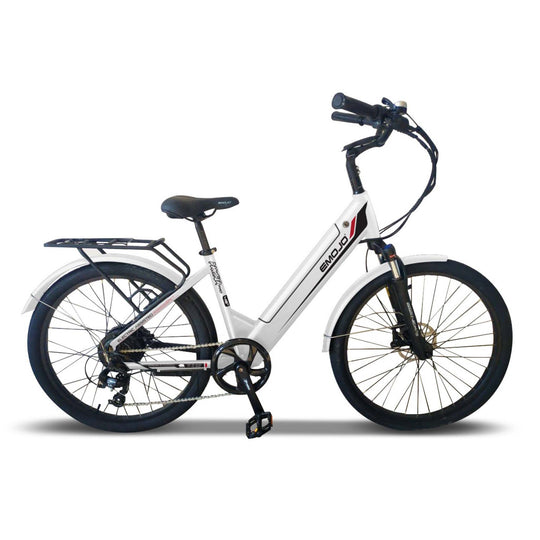 Emojo Panther Pro best selling lightweight step-thru commuter Electric Bike White